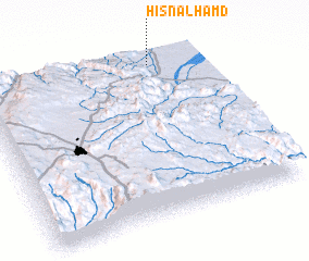 3d view of Ḩişn Āl Ḩamd