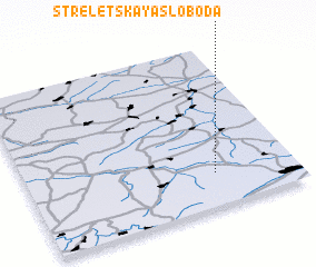 3d view of Streletskaya Sloboda