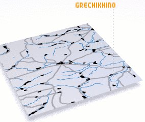 3d view of Grechikhino