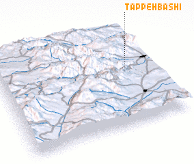 3d view of Tappeh Bāshī