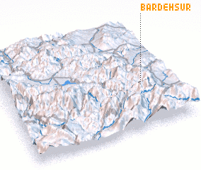 3d view of Bardehsūr