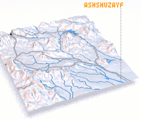 3d view of Ash Shuz̧ayf