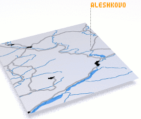 3d view of Alëshkovo