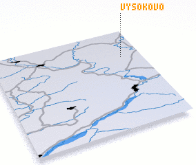 3d view of Vysokovo