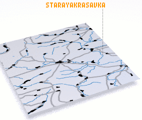 3d view of Staraya Krasavka