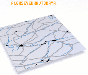 3d view of Alekseyevka Vtoraya