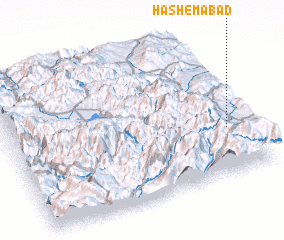 3d view of Hāshemābād