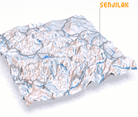 3d view of Senjīlak