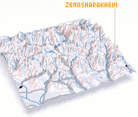 3d view of Zemo Sharakhevi