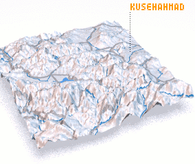 3d view of Kūseh Aḩmad