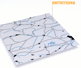 3d view of Dmitriyevka