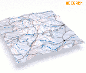 3d view of Āb-e Garm