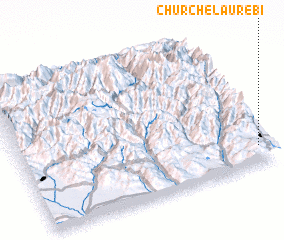 3d view of Churchelaurebi