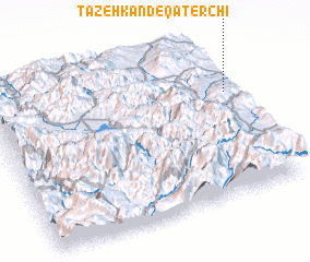 3d view of Tāzeh Kand-e Qāţerchī