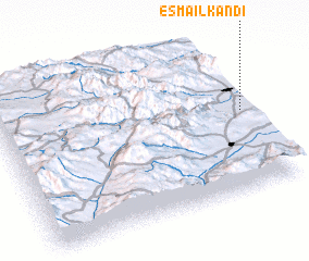 3d view of Esmā‘īl Kandī