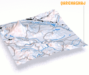 3d view of Qareh Āghāj