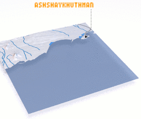 3d view of Ash Shaykh ‘Uthmān