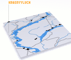 3d view of Krasnyy Luch