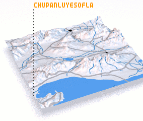 3d view of Chūpānlū-ye Soflá