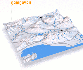 3d view of Qānī Qayah