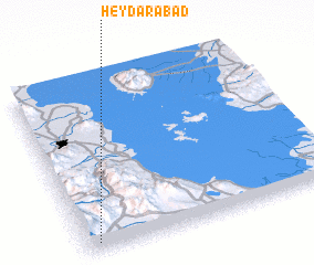 3d view of Ḩeydarābād