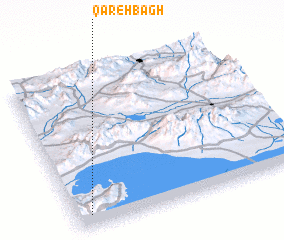 3d view of Qareh Bāgh