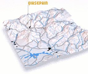 3d view of Qīās-e Pā\