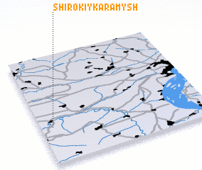 3d view of Shirokiy Karamysh