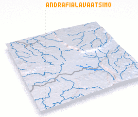 3d view of Andrafialava Atsimo