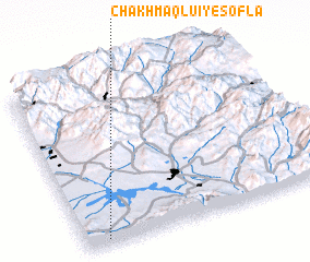 3d view of Chakhmāqlū\