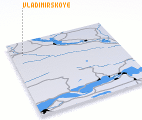 3d view of Vladimirskoye