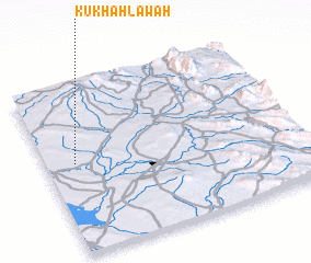 3d view of Kūkhah Lāwah