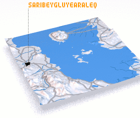 3d view of Sārī Beyglū-ye Ārāleq