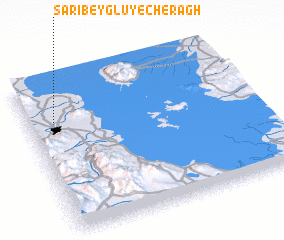 3d view of Sārī Beyglū-ye Cherāgh