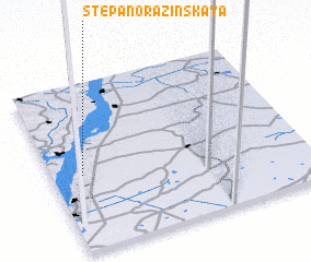 3d view of Stepano-Razinskaya
