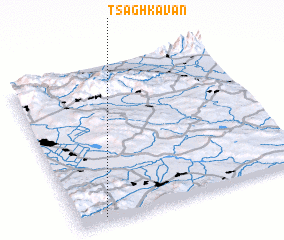 3d view of Tsaghkavan