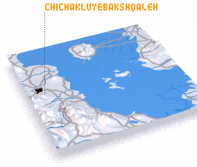 3d view of Chīchaklū-ye Baksh Qal‘eh