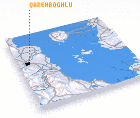 3d view of Qareh Boghlū