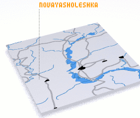 3d view of Novaya Sholeshka