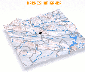 3d view of Darwēshān-i Gawra