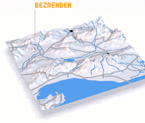 3d view of Bezneh Deh