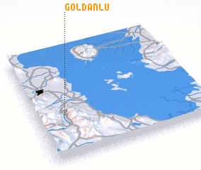3d view of Goldānlū