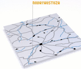 3d view of Novaya Ust\