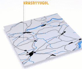 3d view of Krasnyy Ugol