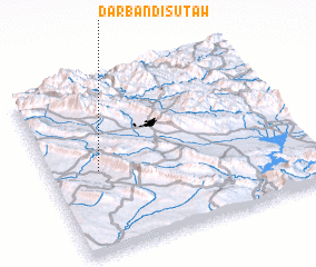 3d view of Darband-ī Sutāw