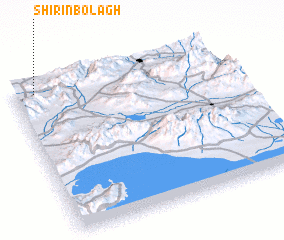 3d view of Shīrīn Bolāgh