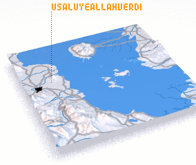 3d view of Ūşālū-ye Allāhverdī