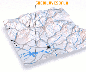 3d view of Shebīlū-ye Soflá