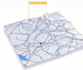 3d view of Muḩammad