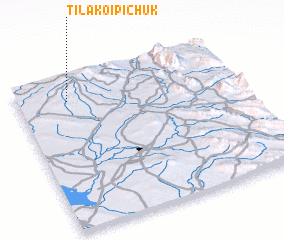 3d view of Tīlakō-i Pichūk